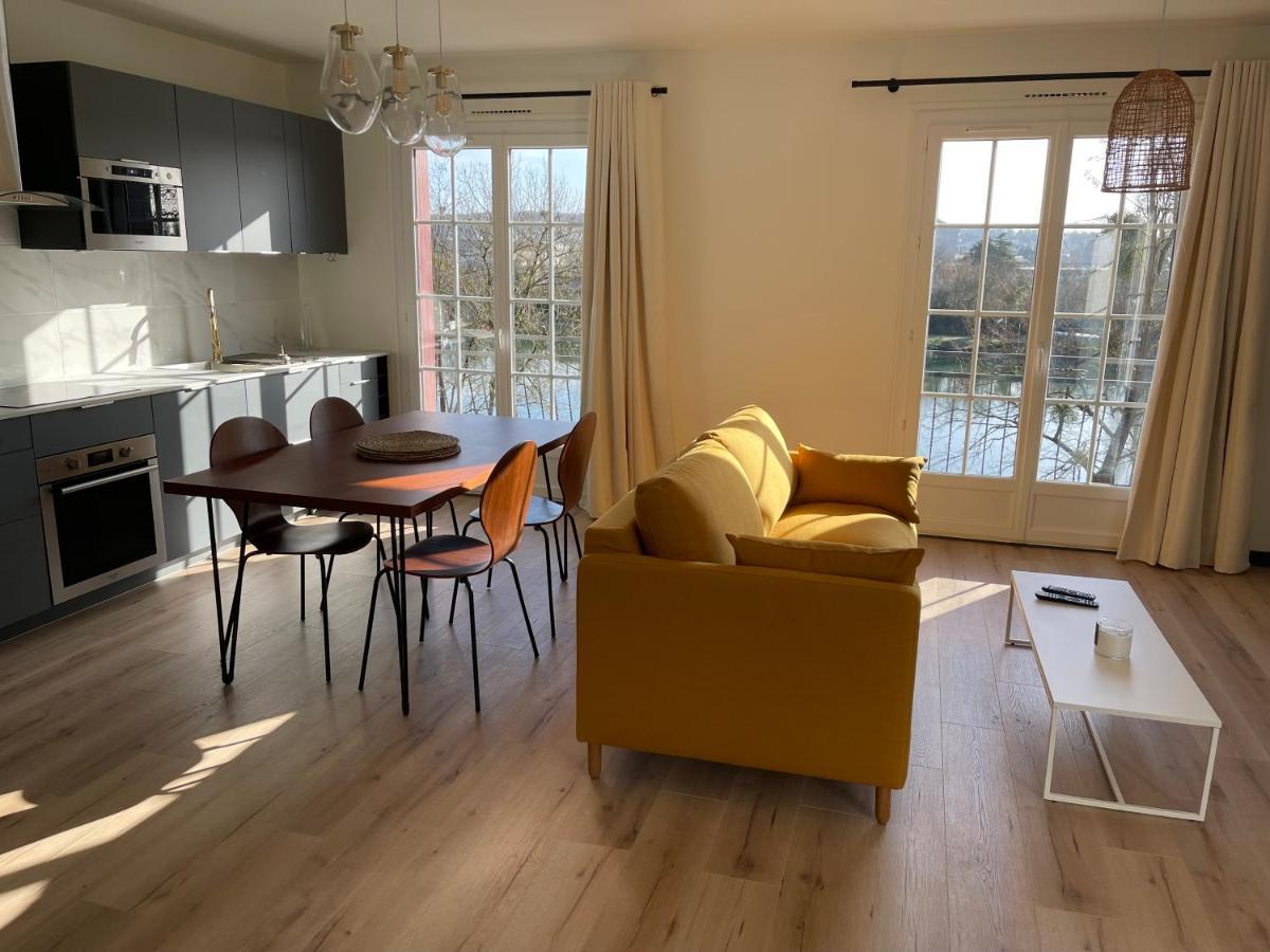Ambiance Seine, Appartement Lumineux En Bordure De Seine - Chouette Thomery Zewnętrze zdjęcie